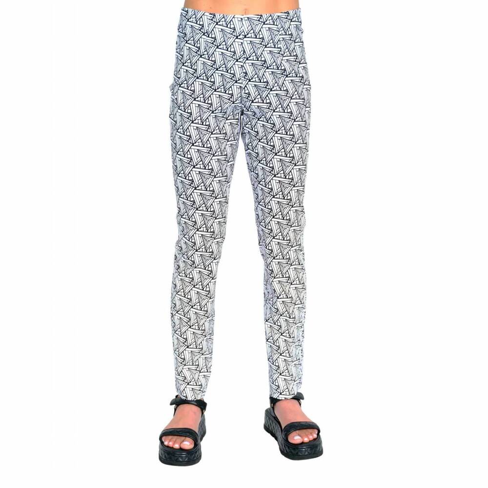 NEW LIOR women's sammy geometric print pants in black/white